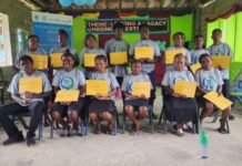 Young Leaders Shine After Two Months of Training in Malaita
