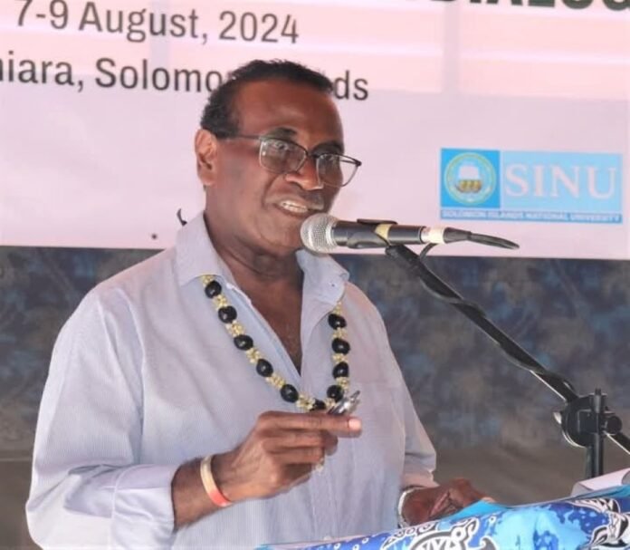 Vice Chancellor of SINU, Professor Transform Aqorau. Photo credit @ SINU Media