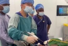 Laparoscopic Radical Nephrectomy for Kidney Cancer Successfully Performed Through China-SI Joint Health Cooperation
