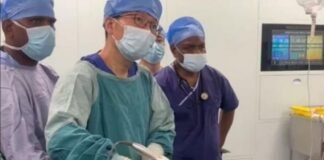 Laparoscopic Radical Nephrectomy for Kidney Cancer Successfully Performed Through China-SI Joint Health Cooperation