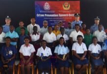 RSIPF Commissioner Attends Crime Prevention Speech Competition at Chung Wah School