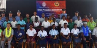 RSIPF Commissioner Attends Crime Prevention Speech Competition at Chung Wah School