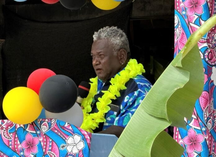 Chairman of the Host committee Mr Wale Watson Bana presenting his speech at the celebration event.