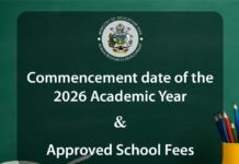 Commencement Date of the 2026 Academic Year
