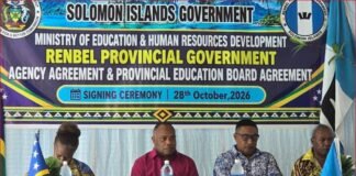 Renbel Becomes Fifth Province to Sign Education Agency Agreement