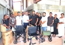 National Referral Hospital Grateful For Donation of 24 Wheel Chairs from Solomon Islands RSEs Association