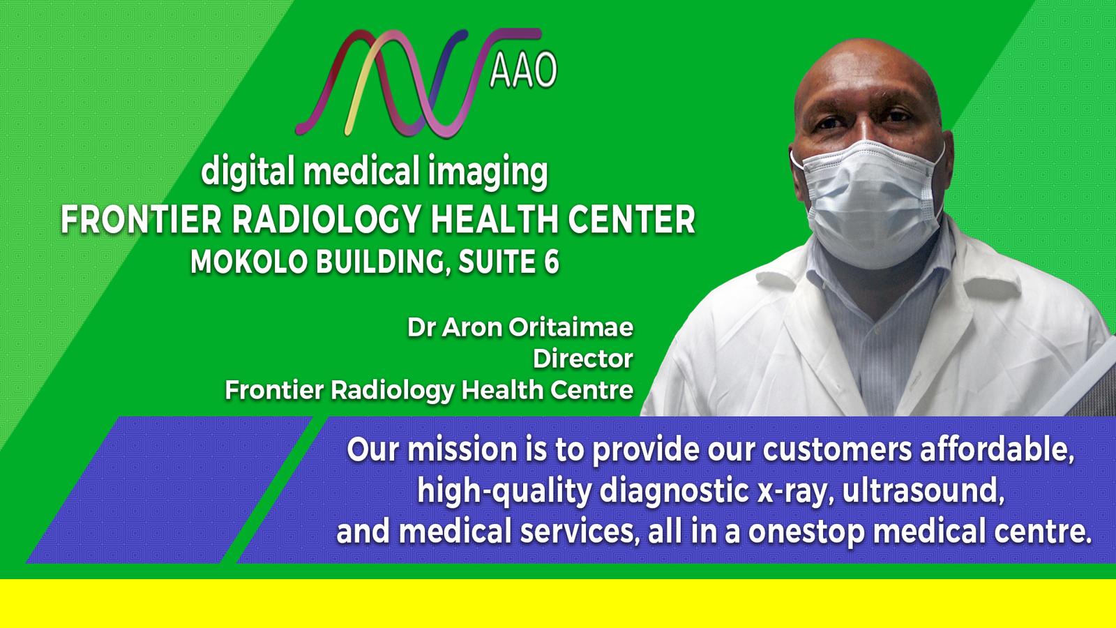 SI’s First Radiologist Specialist, Dr. A’aron Oritaimae/Owner of ...
