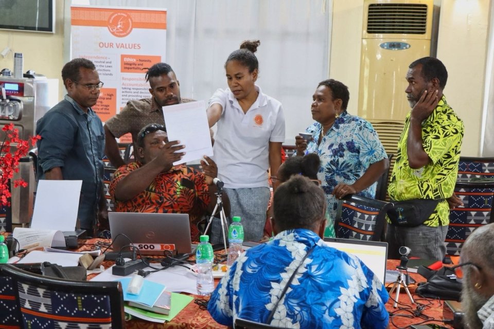 SIEC Confident For Delivering A Successful 2024 National General   Photo Credit @Solomon Islands Electoral Commission 1 